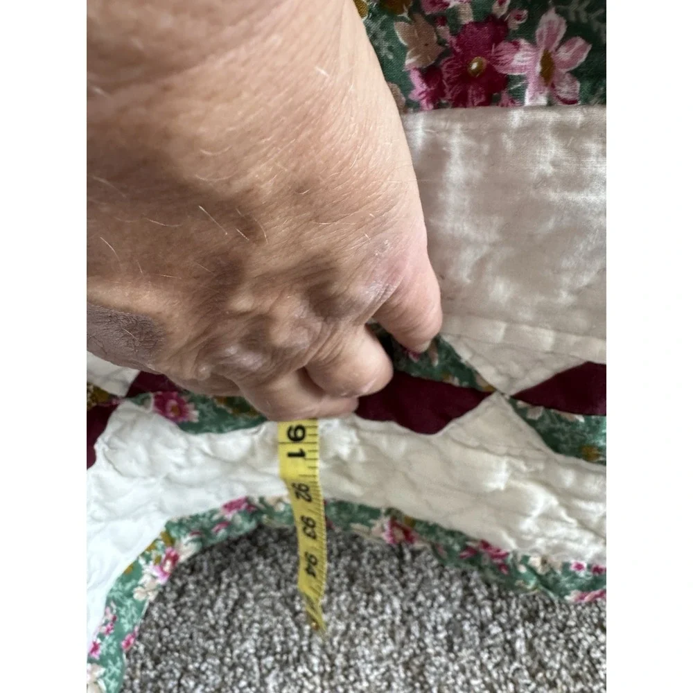 Vintage Quilt Bedspread King 82 X 93